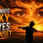 Cinematic Sky Eyes Sunset