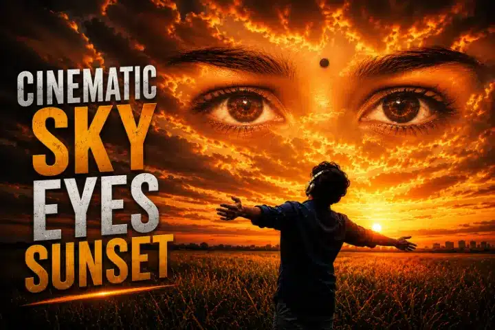 Cinematic Sky Eyes Sunset