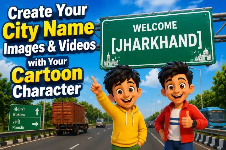 City Name Cartoon Character