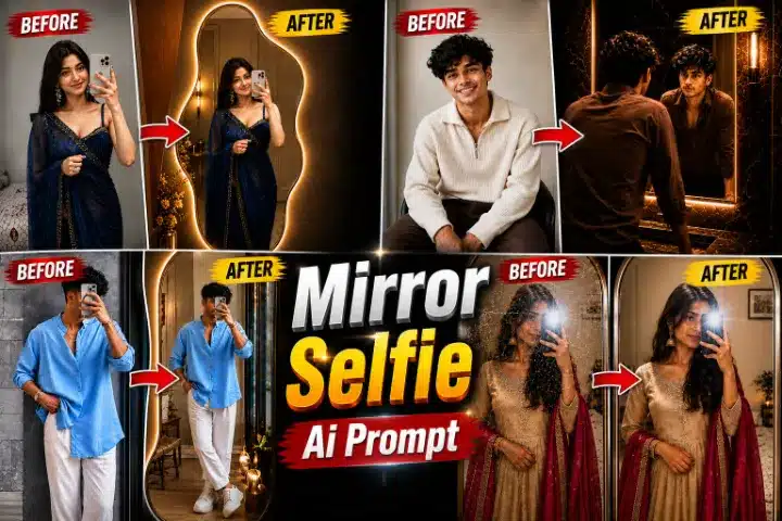 Mirror Selfie AI Prompt